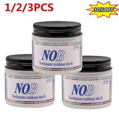 1/2/3Pack NOB Toothpaste Tablets - 62 NOBS Toothpaste Without the BS Neu