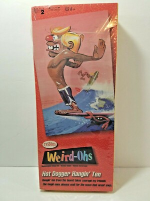 WEIRD-OHS 1994 Testors ''HOT DOGGER HANGIN' TEN '' ~ Model Kit #741 SEALED BOX
