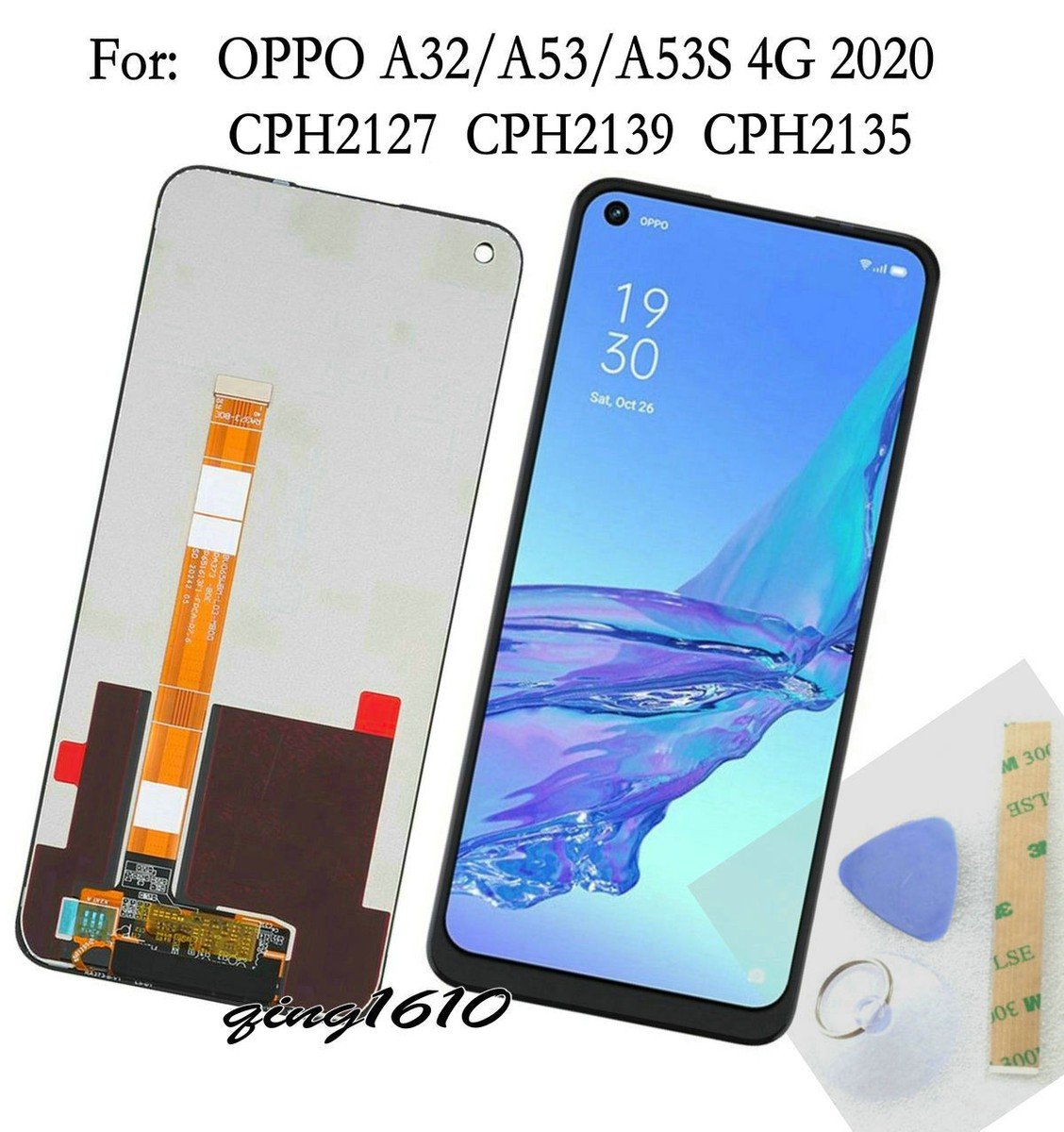 Écran Pour Oppo A53 4G CPH2127/Oppo A53s 4G CPH2139/Oppo A32 PDVM00 LCD Display Touch Digitizer
