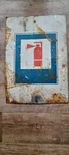 Vintage Metal Attention Plaque-Safety Soviet Industry Sign, made in USSR.14-14