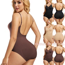 Women Trainer Backless Bodysuit Shapewear Tummy Control Body Shaper Slimming Top