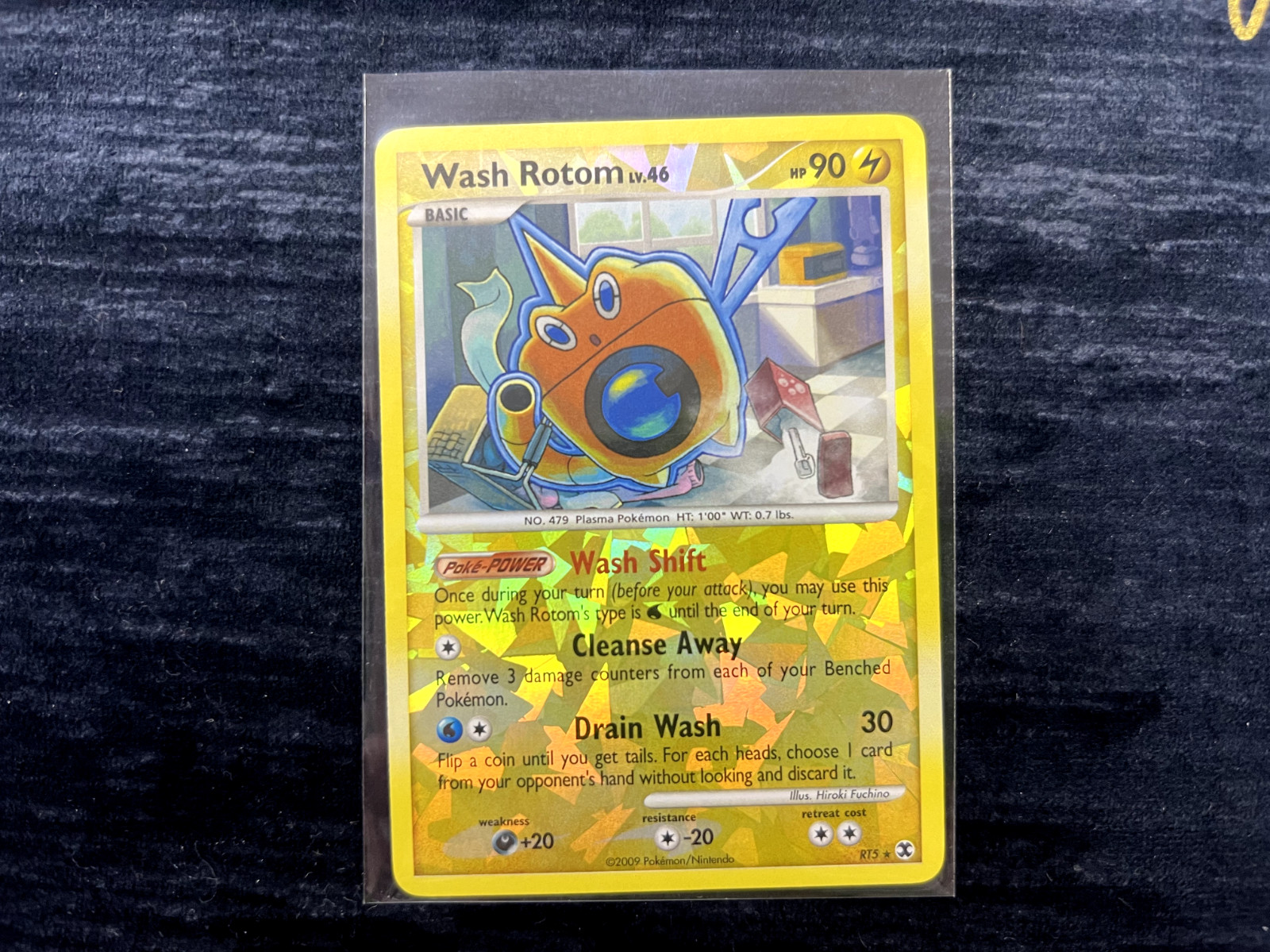 Wash Rotom RT5 Rising Rivals Reverse Holofoil Pokemon Card NM/LP