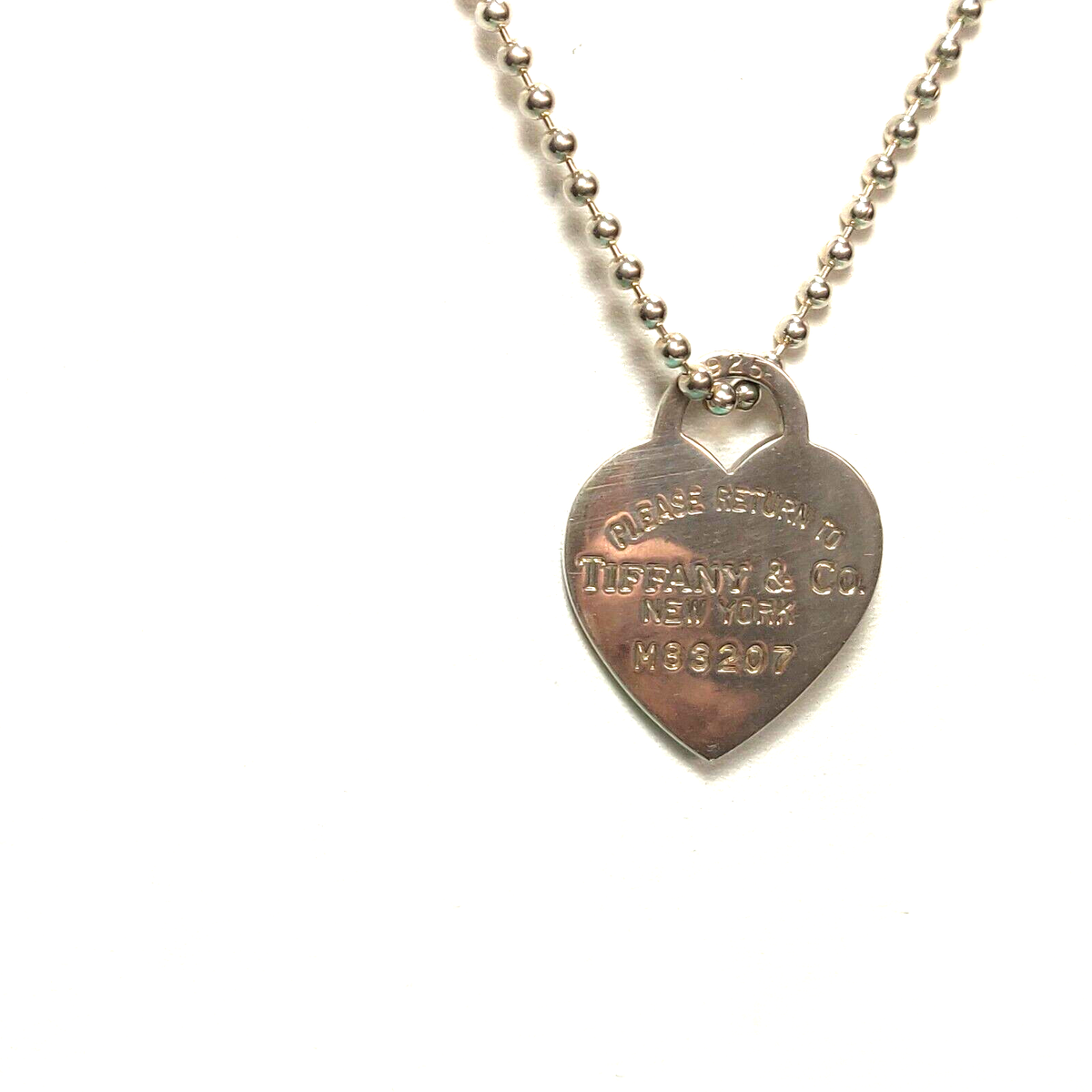 Return to Tiffany Large Heart Tag Pendant Charm 34