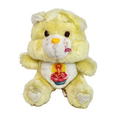 6" VINTAGE 1983 KENNER BIRTHDAY CARE BEARS CUPCAKE STUFFED ANIMAL PLUSH TOY