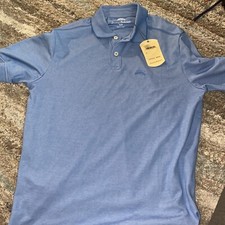  99 Tommy Bahama Men's Small Campanula Blue Performance Polo Golf Shirt New