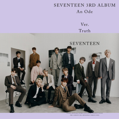 SEVENTEEN [AN ODE] 3rd Album CD+POSTER+2ea Photo Book+4p