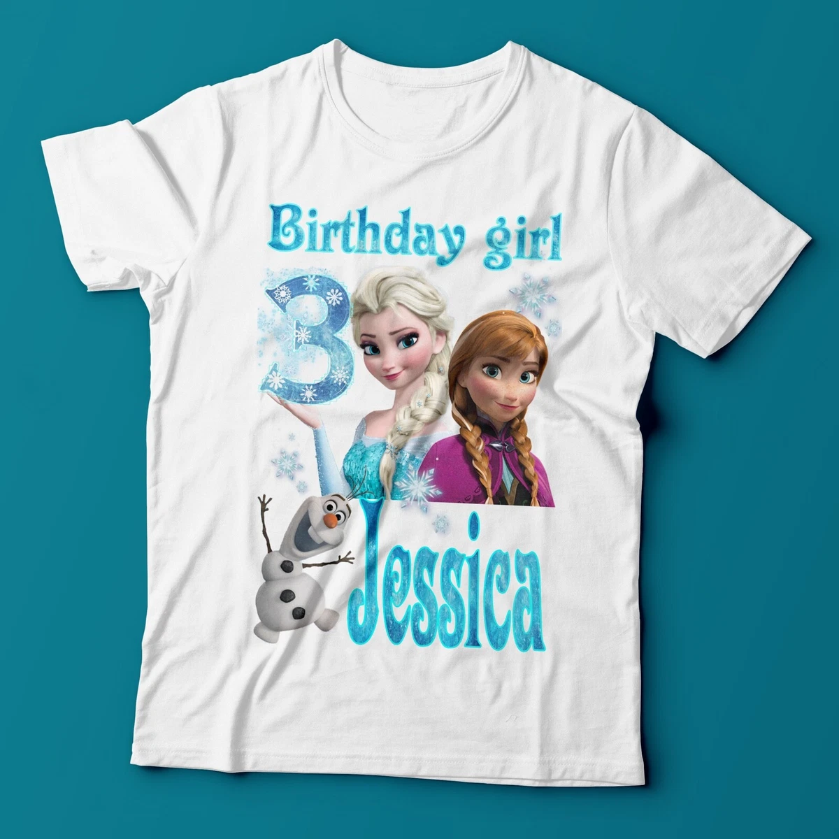 Frozen Birthday Shirt Elsa Birthday Shirt Frozen Party Supplies Elsa Shirt