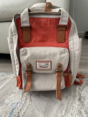 Doughnut  Macaroon Backpack  - Pumpkin Ivory