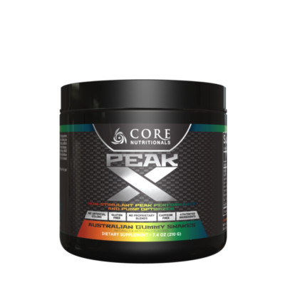 Core Nutritionals Peak X PREWORKOUT Non-Stimulant Peak Stamina & Pump Optimizer