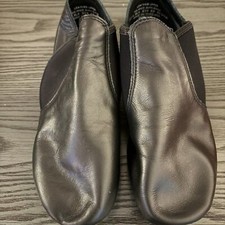 NEW Capezio Women's E Series Jazz Slip-on Shoe, Black, 10.5 - 1204