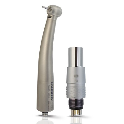 Ti Dental Fiber Optic High Speed Handpiece 23W M800L NSK Phatelus Coupler 6 Hole