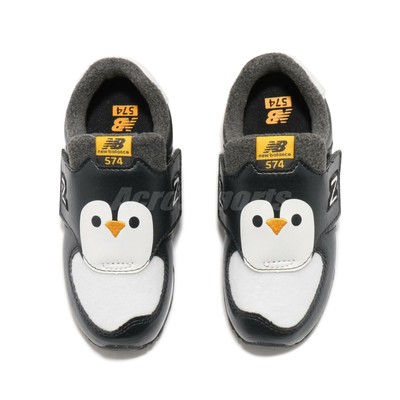 New Balance 574 Wide Penguin Black 