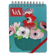 Anemones Flowers Reporter Notepad Spiral Bound Top 10.5cm x 15cm