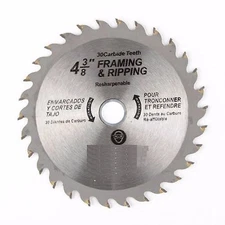 4-3/8" X 30T Carbide Saw Blade