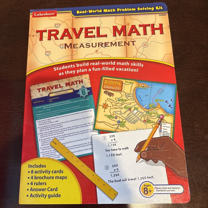 Travel Math Measurement Lakeshore Math Activity Classroom Or Homeschool