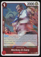 Monkey.D.Garp  OP13-016 Rare Carrying On His Will Foil ONE PIECE NM