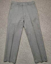 Vintage LEVI's ACTION SLACKS Pants Men's 36x32 Brown Pleated Straight Leg