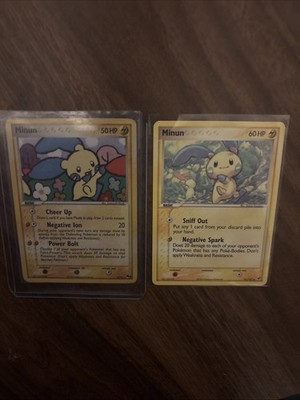 Pokemon Minun POP Series 3 Holo - 4/17 LP And Deoxys