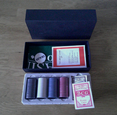 Poker Karten Set mit Chips BCG Club Special Nr. 92 Poker Karten Set mit Chips