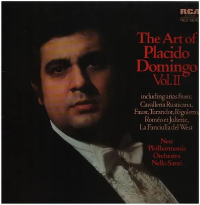LP Mascagni, Verdi, Gounod, a.o The Art Of Placido Domingo Vol. II NEAR MINT