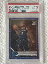 2019 Panini Donruss Optic Nickeil Alexander-Walker Blue Velocity PSA 10 