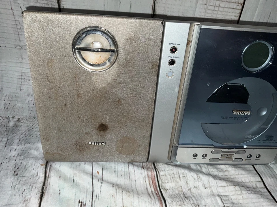 Philips MC235/37 Micro Sistema Reproductor Radio Estéreo CDR CD-RW Probado Leer Foto 3 de 4