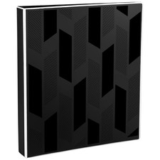 3 Ring Binder 1 Inch, Heavy Duty for Office, , Home, Black