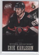 2012-13 Panini Prime Holo Silver 4/10 Erik Karlsson #41 0c3