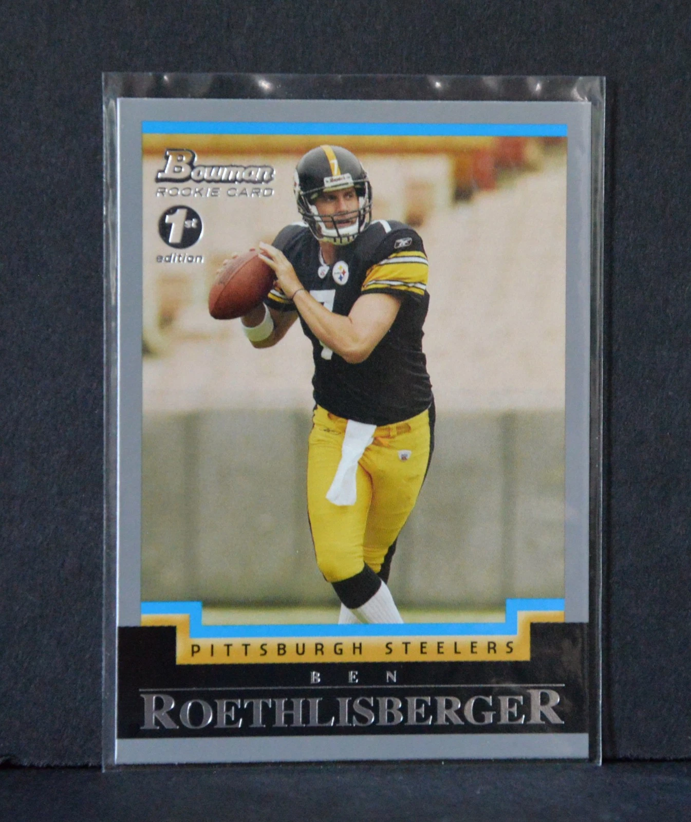 2004 Bowman #114 Ben Roethlisberger 1st Edition Rookie Card RC Steelers Big Ben