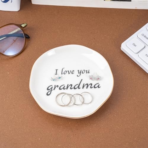 Gifts, Ceramic Jewelry Ring Dish Birthday Gifts Christmas Thanksgiving Grandma