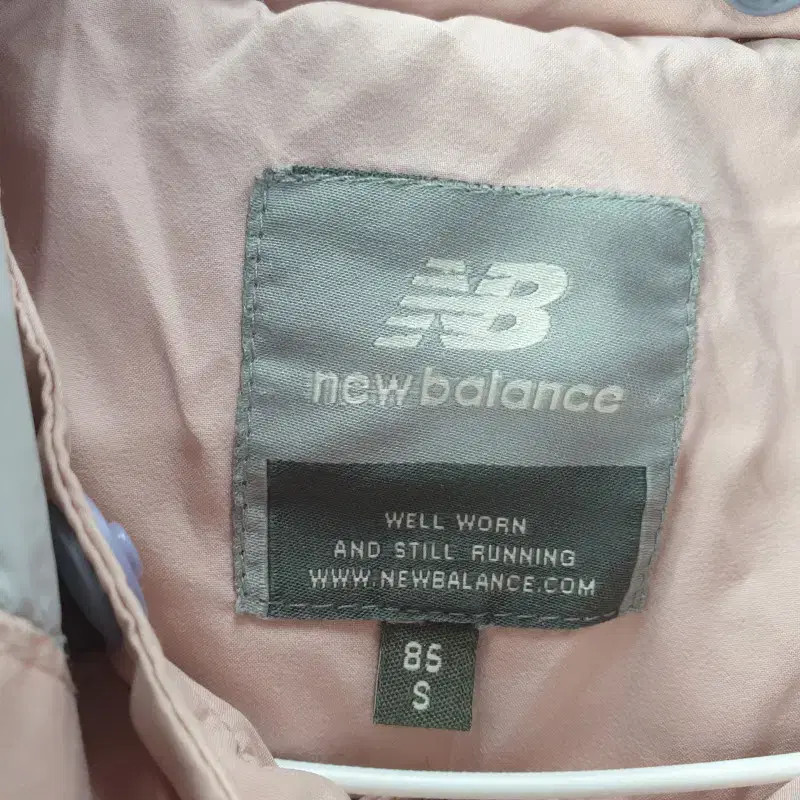 New Balance Women's Pink Hoodie Long Puffer Jacket L3851 thumbnail 5