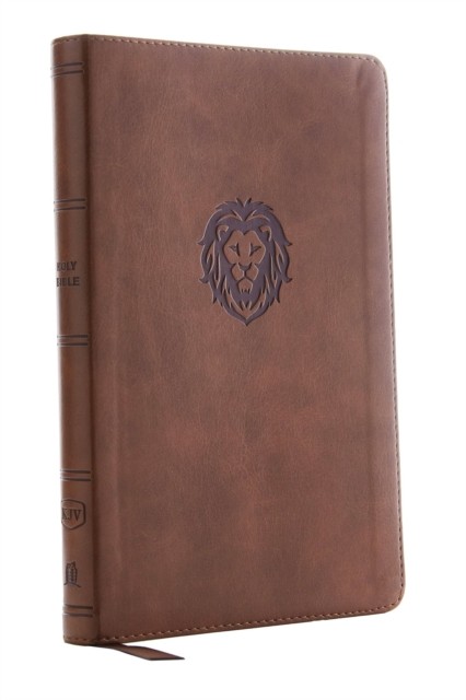 KJV, Thinline Bible Youth Edition, Leathersoft, Brown, Red Letter Edition, Comfort Print, Hardback, - Image 4