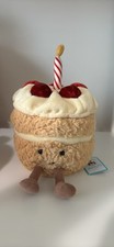 Jellycat Amuseables Strawberry Birthday Cake BNWT