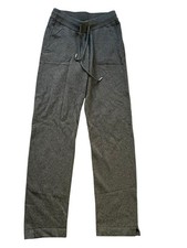 Quince Mongolian Cashmere Straight Leg Pants  Brown Knit Lounge Cozy, Size XS