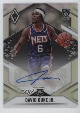 2021-22 Panini Chronicles Phoenix Rookie Silver 77/99 David Duke Jr Auto 1j4c