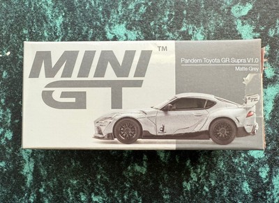 1:64 Mini GT #250 Pandem Toyota GR Supra V1.0 matt grau RAR