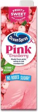 Ocean Spray Cranberry Juice Pink 1L x 12– Vitamin C, No Sugar, Low Calorie Drink