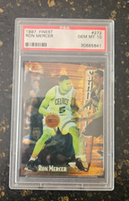 1997 Finest #272 Ron Mercer Rookie Card PSA 10 Gem MT Graded Boston Celtics. rookie card picture
