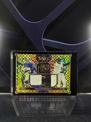 2023 Select Multiverse Odell Beckham Jr. Dual Patch Gold Prizm /10