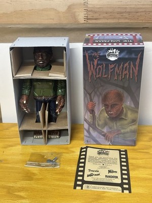 Universal Monsters Wolfman Wolf Man Tin Wind Up Robot House.   J