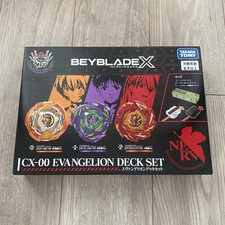 TAKARATOMY MALL EVANGELION STORE Limited BEYBLADE X CX-00 Evangelion Deck Set