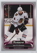 2023-24 Upper Deck Parkhurst Pink Foil 48/50 Seth Jones #62 18lg