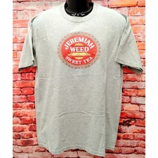 Anvil T-Shirt Men's Large Gray Jeremiah Weed Sweet Tea Southern Style Graphic