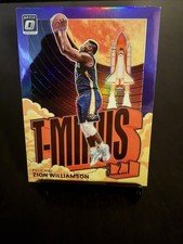 2021-22 Panini Donruss Optic - T-Minus 3, 2, 1 Zion Williamson #1 Purple Prizm