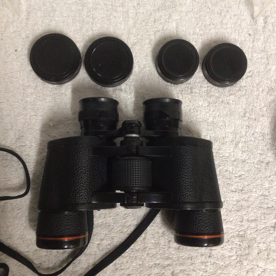 Vintage SIMMONS BINOCULARS #1101 Fully Coated Optics 7x35 420 ft @ 1000 yd & Bag - Image 4 of 4
