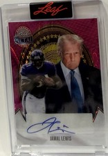 Jamal Lewis Presidents’ Day Auto (w Trump)