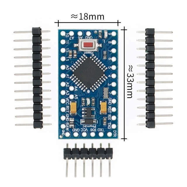 ATMEGA328P Pro Mini Board Module for Arduino Pro Mini 3.3V 8MHz ATMEGA328 USA - Image 2 of 4