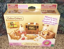 NEW EPOCH CALICO CRITTERS COMFY LIVING ROOM SET CC1808