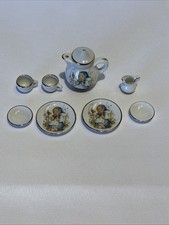 Vintage Reutter MJ Hummel Mini Porcelain Doll House Tea Set