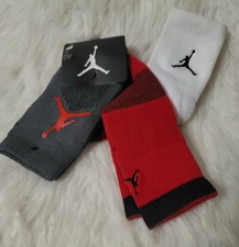 3 Pack Nike Air Jordan Jumpman Kids Boys Low, Quarter  Crew Socks. SZ 3Y-5Y